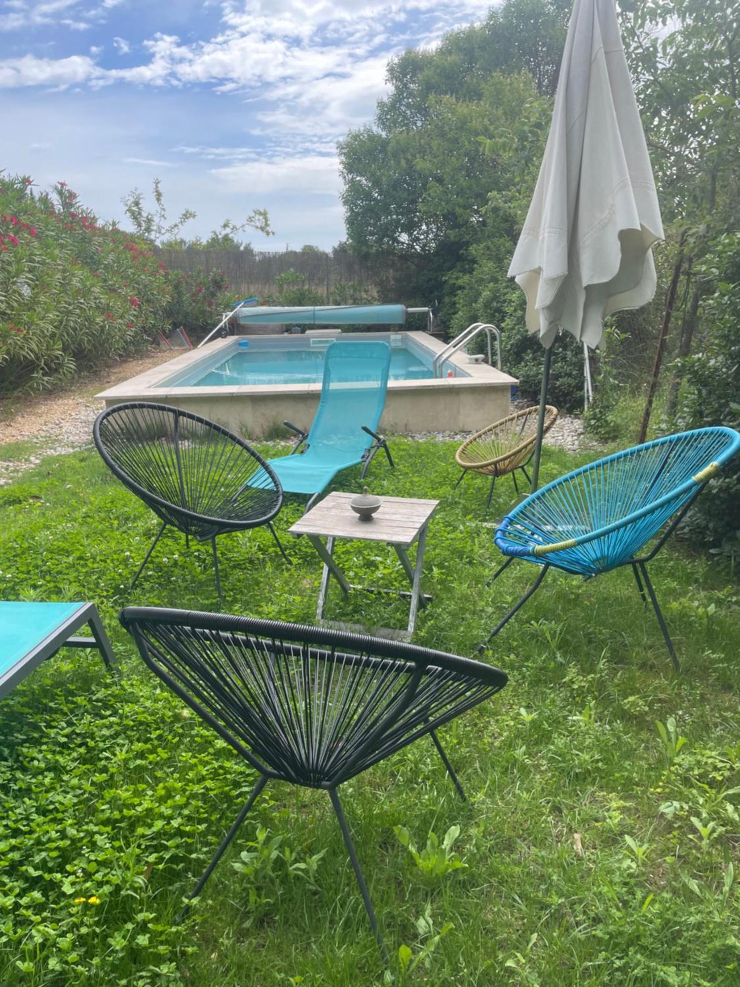 Studio Havre De Paix Au Pont Du Gard Piscine Et Jacuzzi Chez Valerie Payre Vers-Pont-du-Gard Buitenkant foto